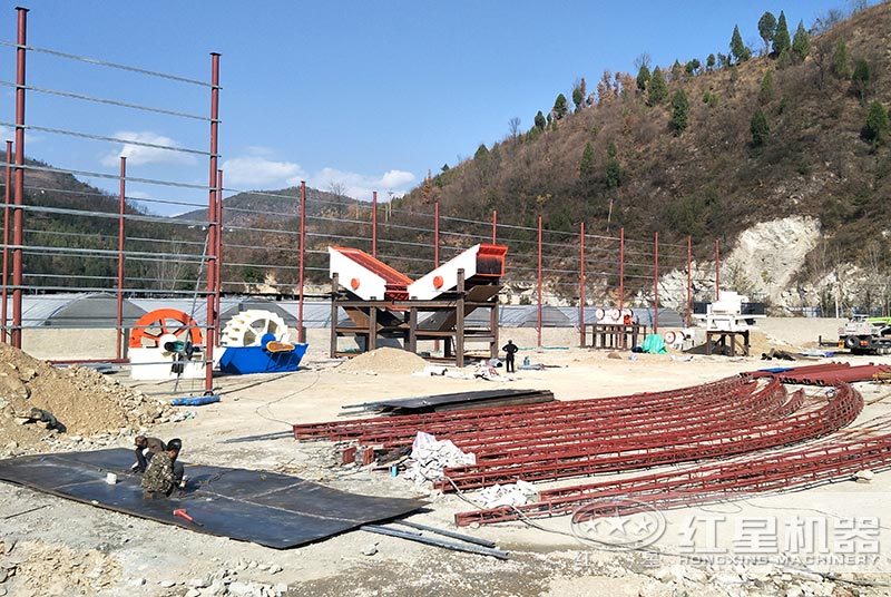 水洗山沙在建現(xiàn)場(chǎng)實(shí)拍