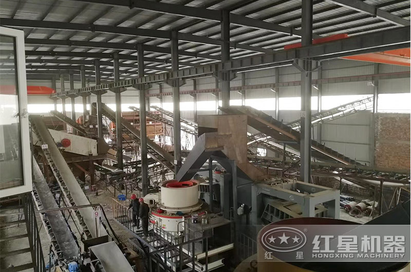 碎石制砂加工客戶現(xiàn)場
