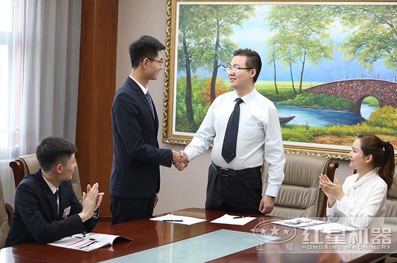 客戶來廠參觀、鑒定合同
