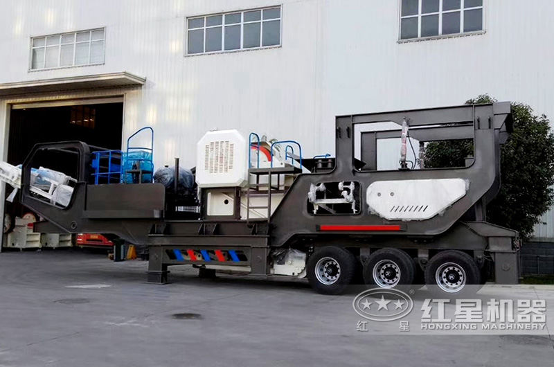 鄂破建筑材料粉碎機，粗碎+除鐵+給料