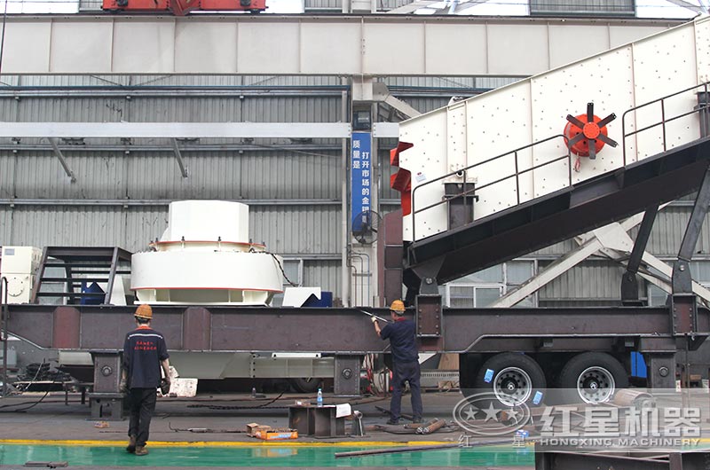 河南紅星制砂機(jī)車(chē)間裝配