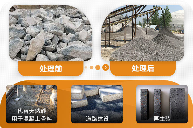拆除后水泥路面廢料再利用，應(yīng)用范圍廣